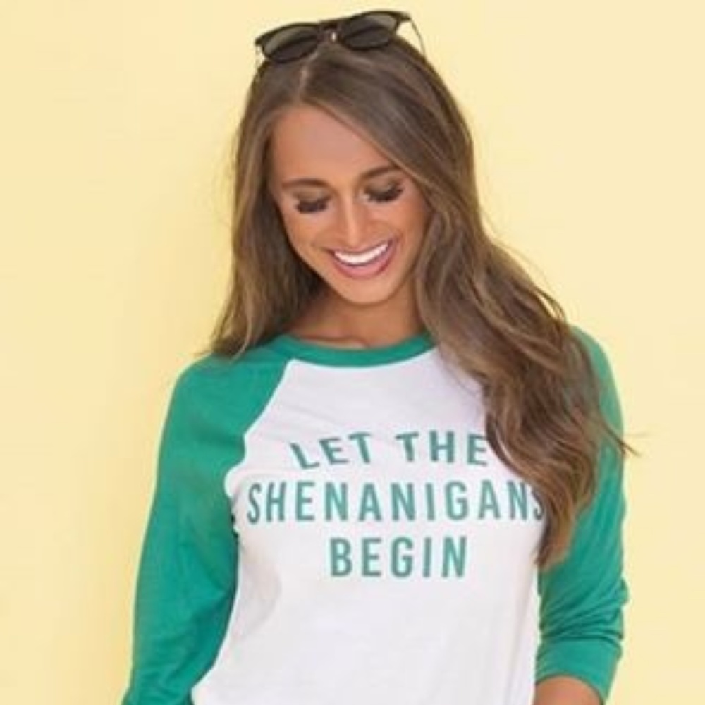 St. Patrick's Day Raglan Tee